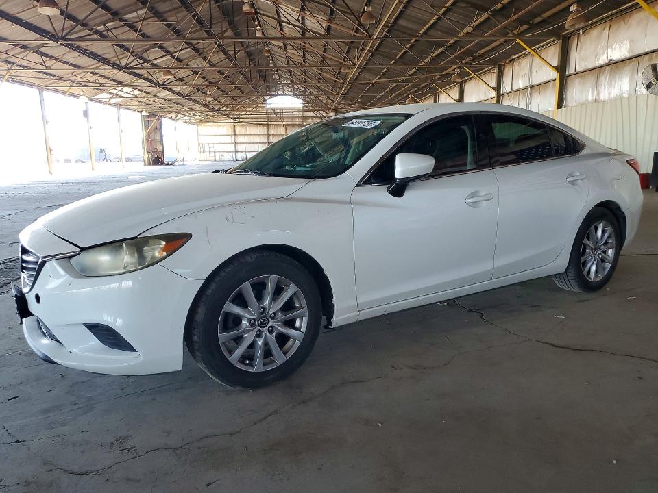 2016 Mazda 6 VIN JM1GJ1U58G1467601 COPART salvage auction — FRONT END, AZ - CERTIFICATE OF TITLE, sold $525 on 2026-08-26 (photo 1)