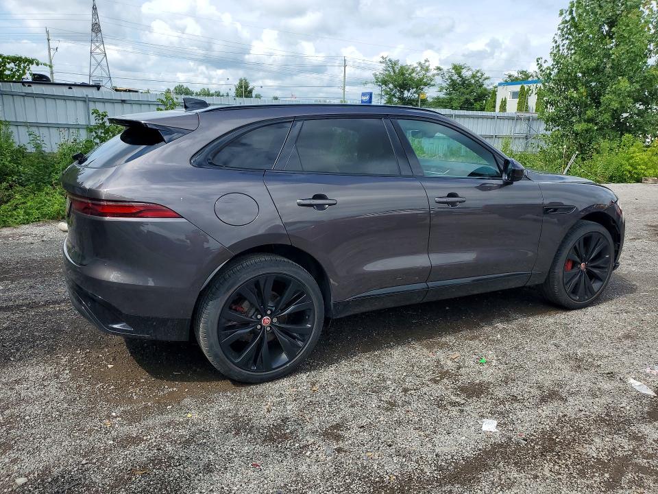 2022 Jaguar F-pace VIN SADCJ2EX3NA691963 COPART salvage auction — FRONT END, On - Permit No Brand - Unfit, sold $8,800 on 2026-09-08 (photo 3)