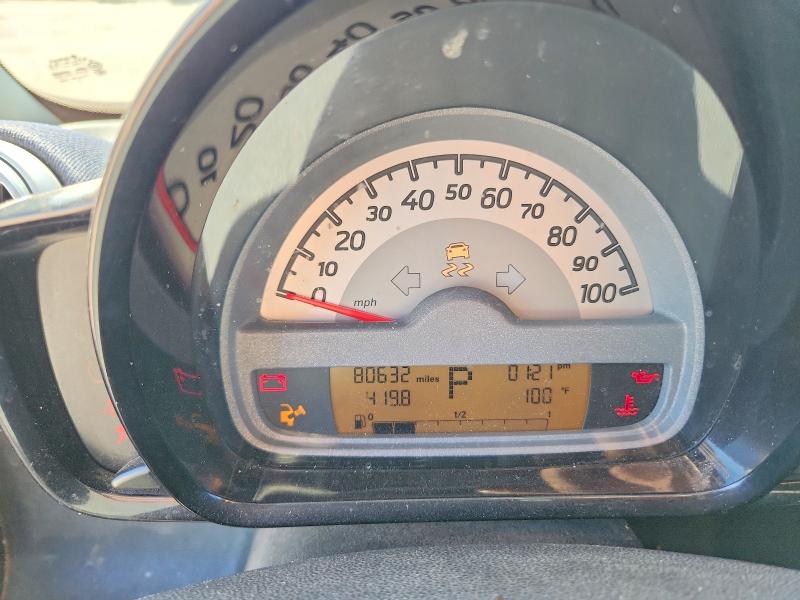 2013 Smart Fortwo VIN WMEEJ3BA2DK695281 COPART salvage auction — FRONT END, Salvage Title, sold $175 on 2026-08-20 (photo 9)