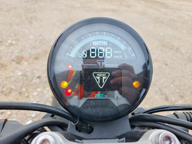 2023 Triumph motorcycle Trident 660 VIN SMTL10UL3PTBH3616 COPART salvage auction — FRONT END, NE - CERT OF TITLE-SALVAGE, sold $1,700 on 2026-09-10 (photo 7)