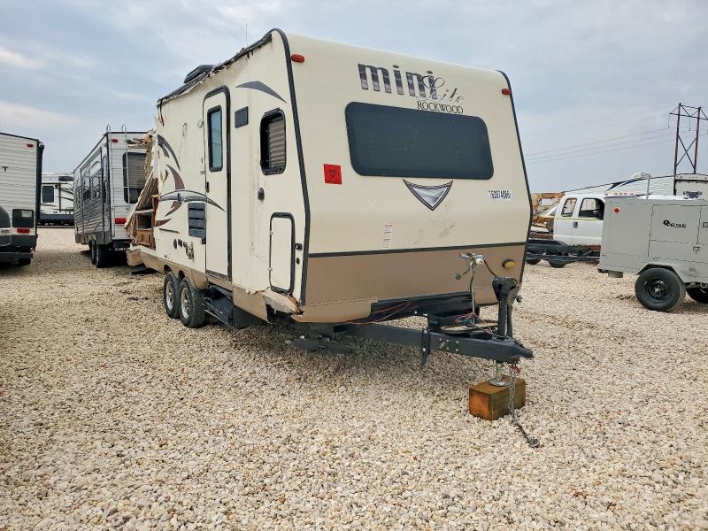 2018 Forest river 1905bh VIN 4X4TRLA23JD417718 COPART salvage auction — ROLLOVER, WY - CERTIFICATE OF TITLE, sold $80 on 2026-09-16 (photo 1)
