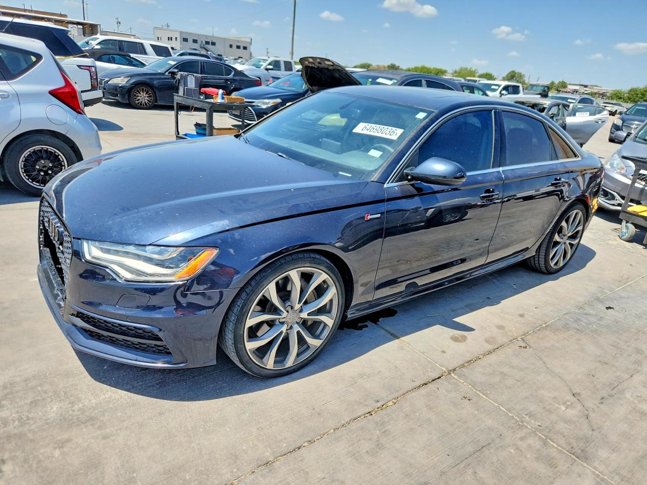 2012 Audi A6 VIN WAUHGAFC4CN170078 COPART salvage auction — Front End, MT - CERTIFICATE OF TITLE, sold $1,050 on 2026-09-10 (photo 1)