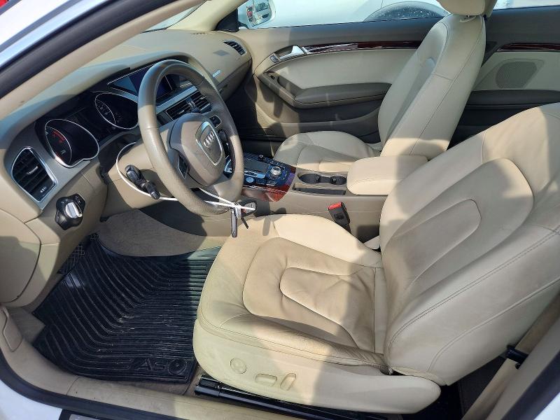 2012 Audi A5 VIN WAULFAFR7CA042992 COPART salvage auction — NORMAL WEAR, Salvage Title, sold $500 on 2026-08-13 (photo 7)