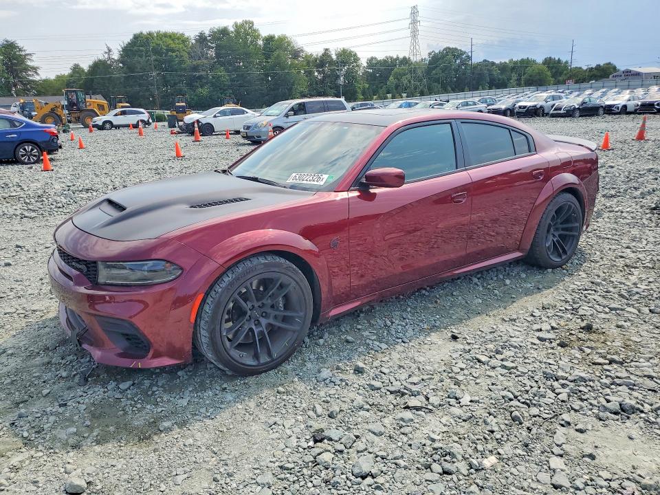 2022 Dodge Charger VIN 2C3CDXL98NH118793 COPART salvage auction — VANDALISM, NC - SALVAGE CERTIFICATE OF TITLE, sold $30,750 on 2026-09-23 (photo 1)