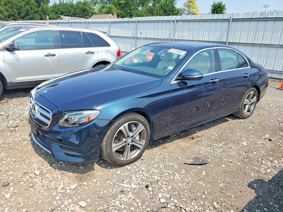 2017 Mercedes-benz E-klasse VIN WDDZF4KB2HA128909 COPART salvage auction — REAR END, Salvage Title, sold $9,300 on 2026-08-24 (photo 1)