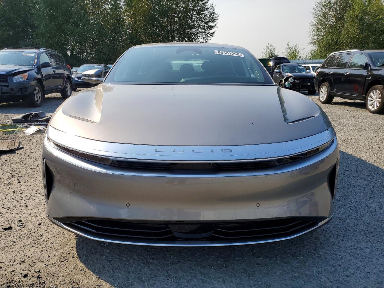 2024 Lucid Air VIN 50EA1TEA4RA008478 COPART salvage auction — Side, WA - BILL OF SALE, sold $22,100 on 2026-09-04 (photo 5)
