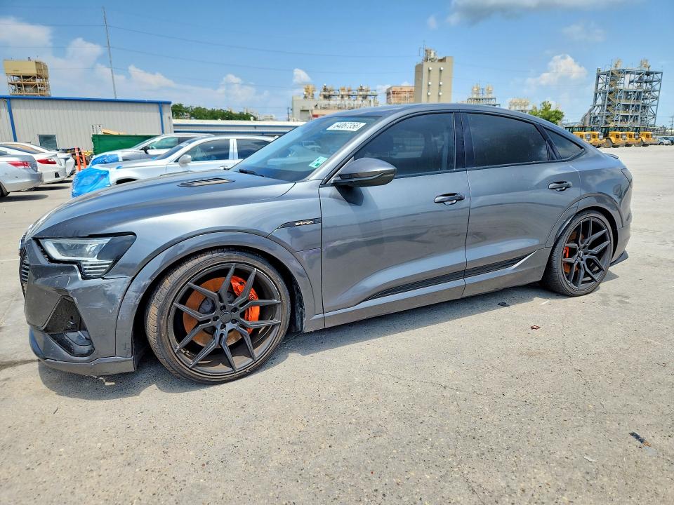 2021 Audi E-tron VIN WA11AAGE7MB010103 — COPART salvage auction photo