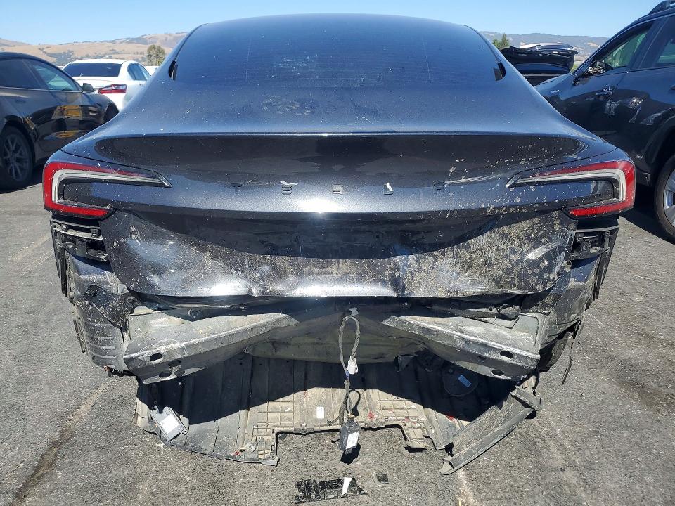 2025 Tesla Model 3 VIN 5YJ3E1EA4SF995103 COPART salvage auction — FRONT END, Ca - Salvage Certificate, sold $9,400 on 2026-09-01 (photo 6)