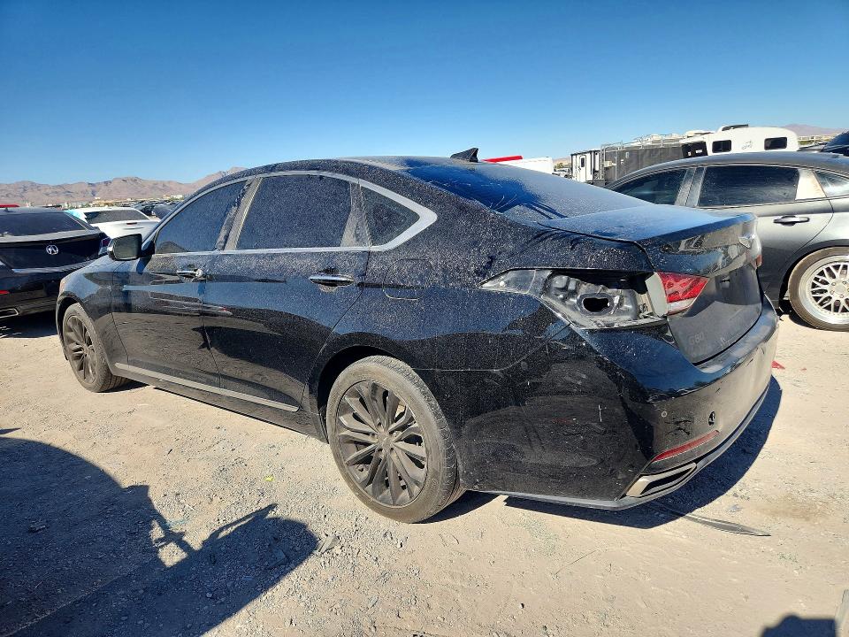 2017 Genesis G80 VIN KMHGN4JE7HU167375 COPART salvage auction — REAR END, Nv - Certificate Of Title (P), sold $2,800 on 2026-09-08 (photo 2)