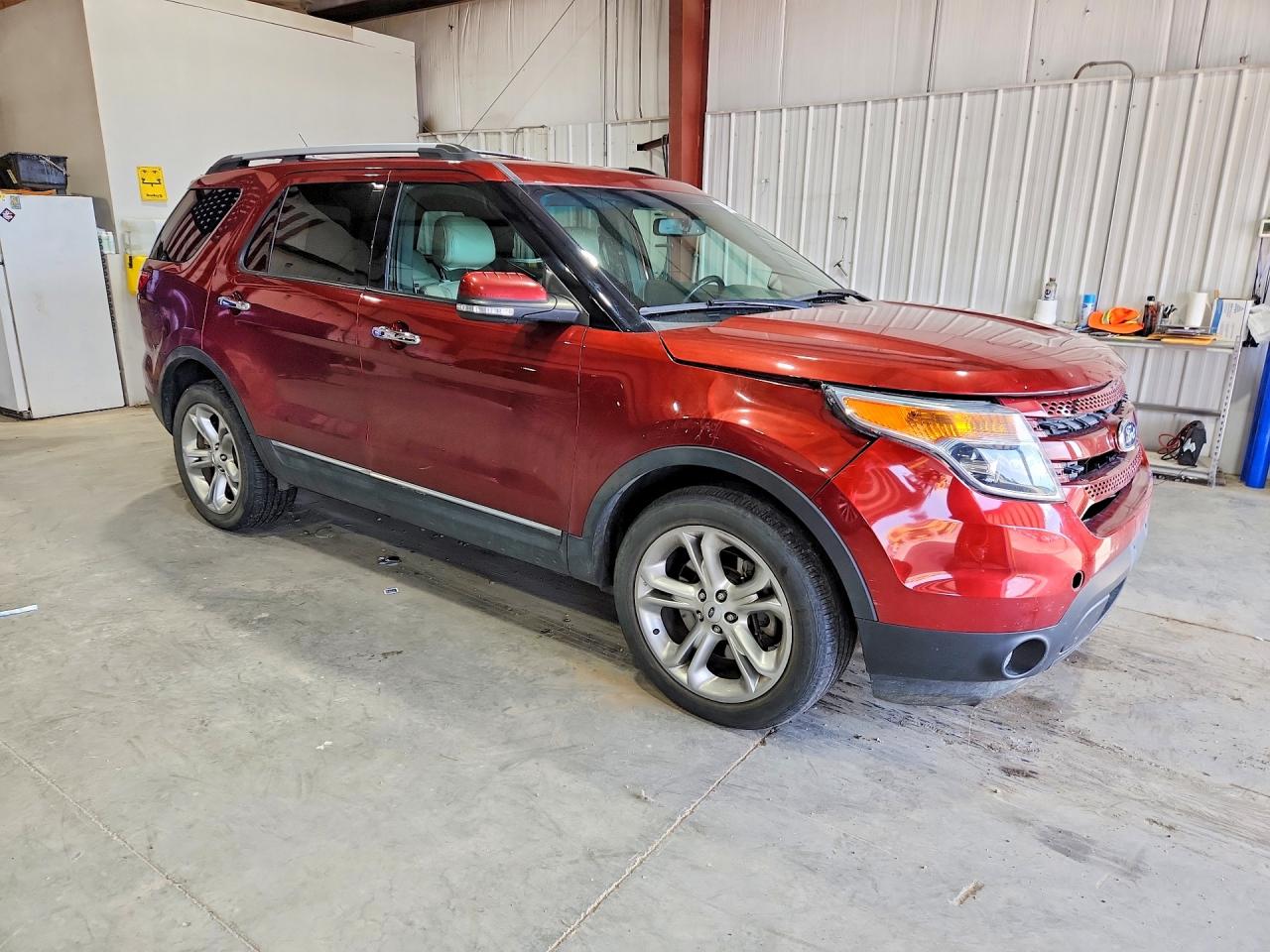 2014 Ford Explorer VIN 1FM5K8F84EGC61699 COPART salvage auction — Front End, Sc - Salvage Title, sold $2,750 on 2026-09-21 (photo 4)
