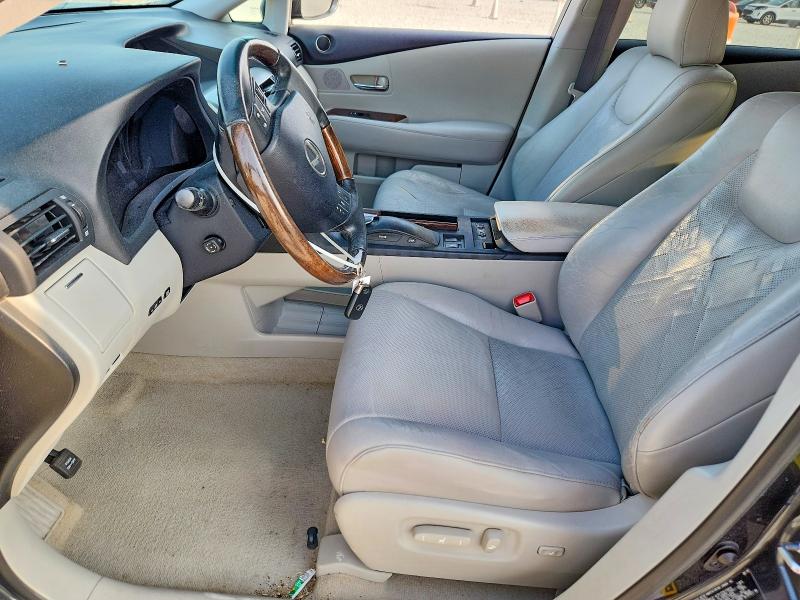 2010 Lexus Rx VIN 2T2ZK1BA1AC035307 COPART salvage auction — FRONT END, Tx - Salvage Vehicle Title, sold $5,500 on 2026-08-27 (photo 7)