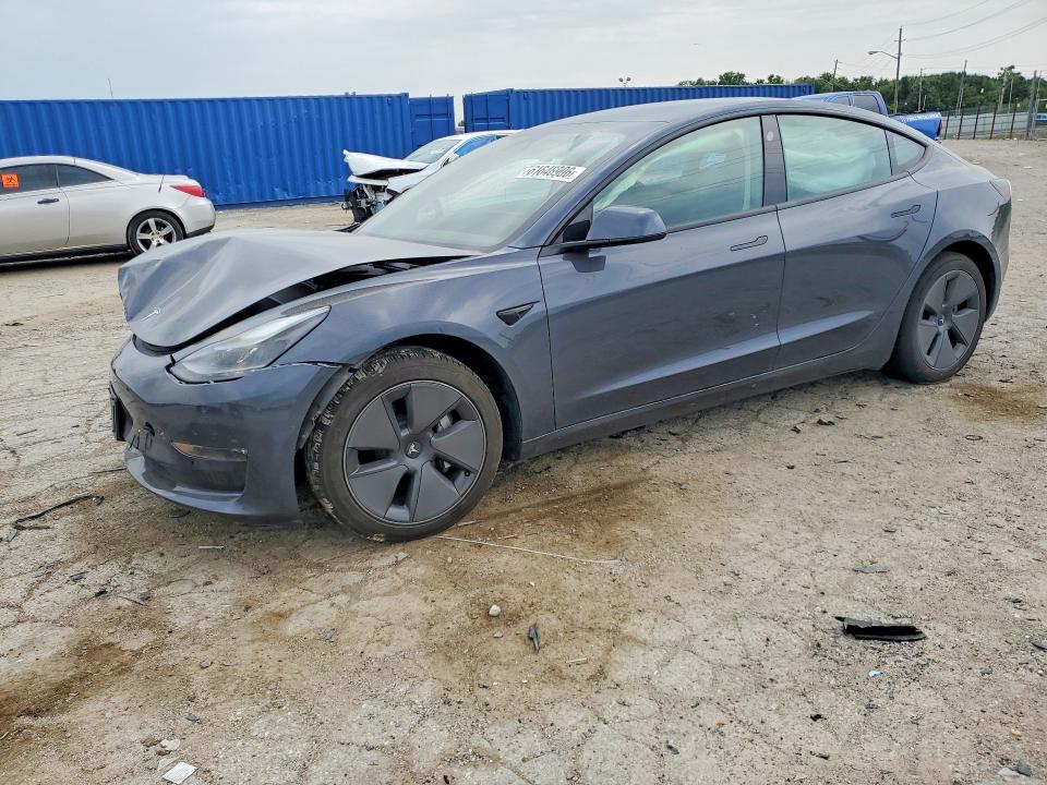 2022 Tesla Model 3 VIN 5YJ3E1EB1NF206807 — COPART salvage auction photo