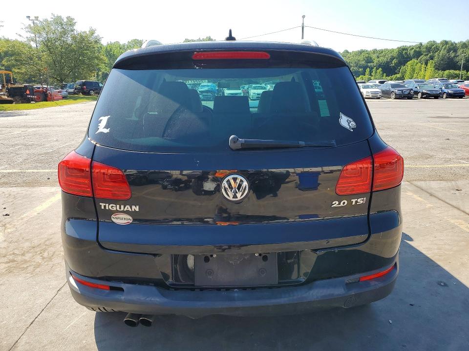 2012 Volkswagen Tiguan VIN WVGAV7AX2CW530039 COPART salvage auction — FRONT END, Ky - Bill Of Sale/Part Only/No Titl, sold $300 on 2026-08-17 (photo 6)