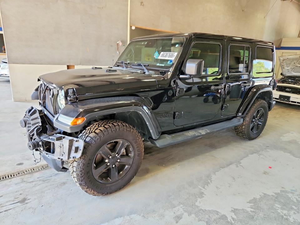 2021 Jeep Wrangler / VIN 1C4HJXEN1MW687456 — COPART salvage auction photo