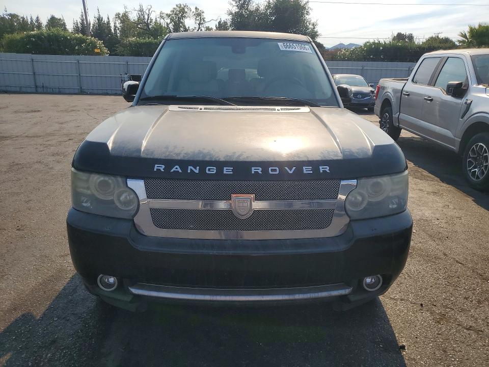 2010 Land rover RANGE ROVER VIN SALMF1E45AA316435 COPART salvage auction — MECHANICAL, CA - DIS/DLR/EXP ONLY CLEAN TITLE, sold $550 on 2026-08-29 (photo 5)