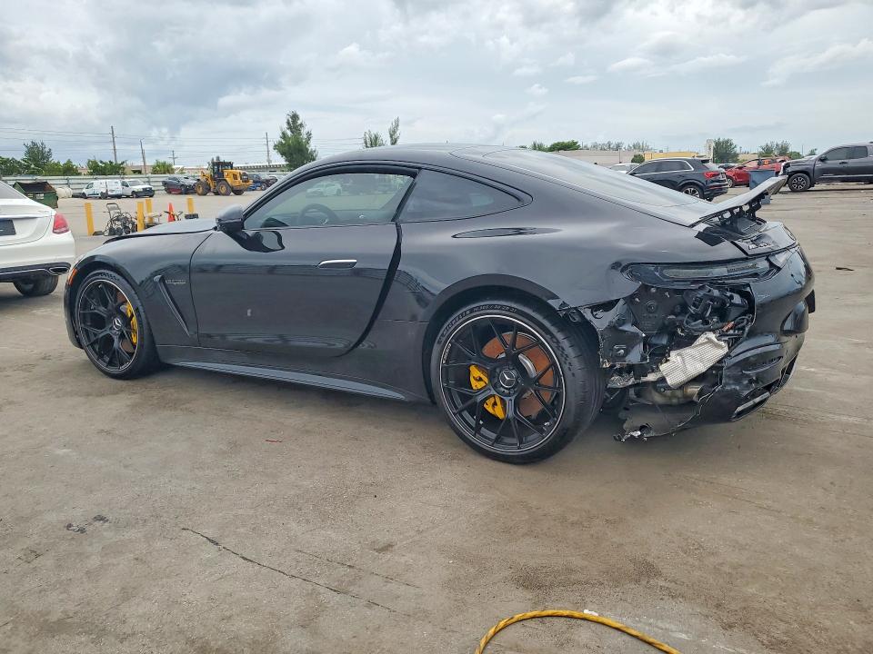 2025 Mercedes-benz AMG GT VIN W1KRJ7JB1SF005386 COPART salvage auction — MECHANICAL, Salvage Title, sold $48,250 on 2026-08-24 (photo 2)