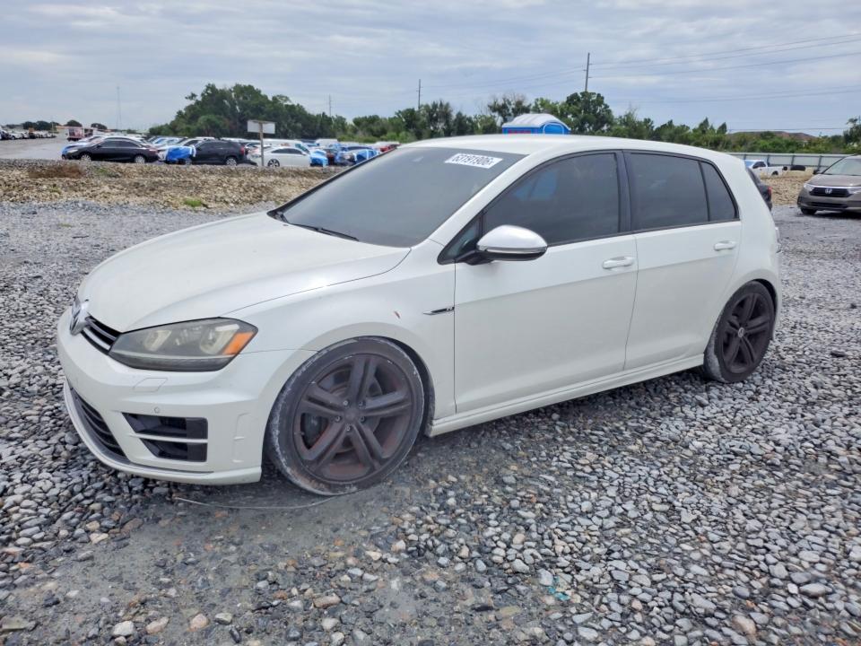 2016 Volkswagen Golf r VIN WVWUF7AU0GW239050 COPART salvage auction — SIDE, Fl - Cert Of Title Slvg Rebuildable (P), sold $8,500 on 2026-08-11 (photo 1)