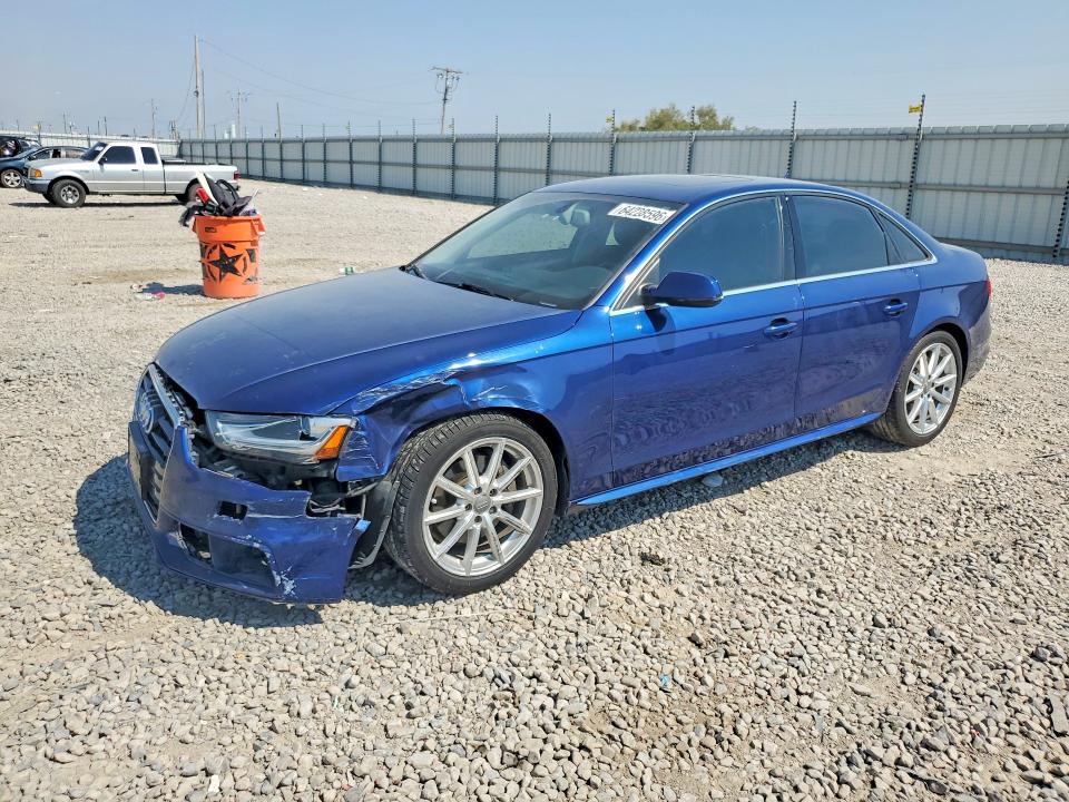 2014 Audi A4 VIN WAUFFAFL4EN042842 COPART salvage auction — FRONT END, Ut - Salvage Certificate, sold $999 on 2026-09-02 (photo 1)