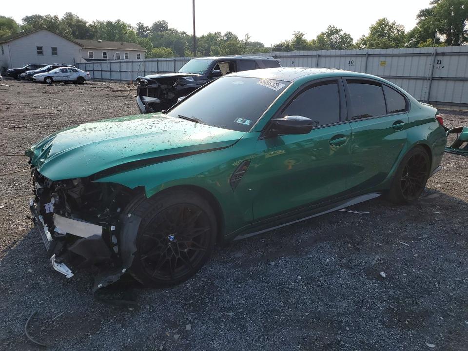 2025 BMW M3 VIN WBS33HJ06SFU47555 — COPART salvage auction photo