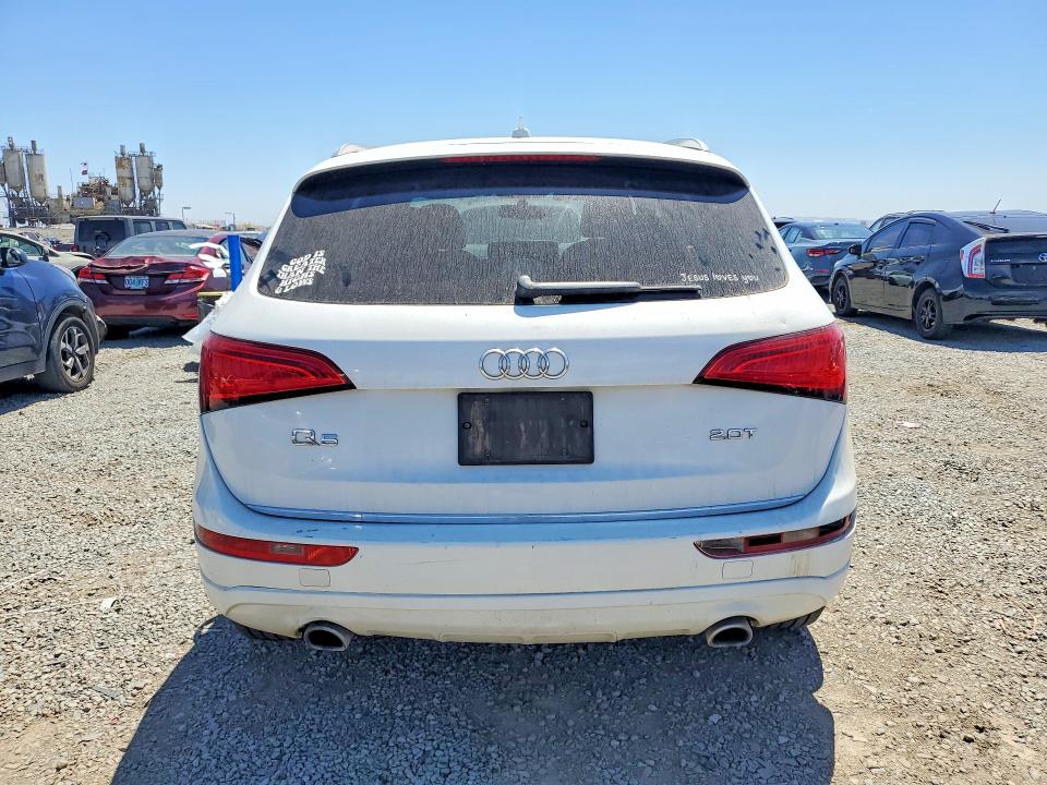2016 Audi Q5 VIN WA1C2AFP9GA041100 COPART salvage auction — FRONT END, Ca - Dis/Dlr/Exp Only Clean Title, sold $1,250 on 2026-09-08 (photo 6)