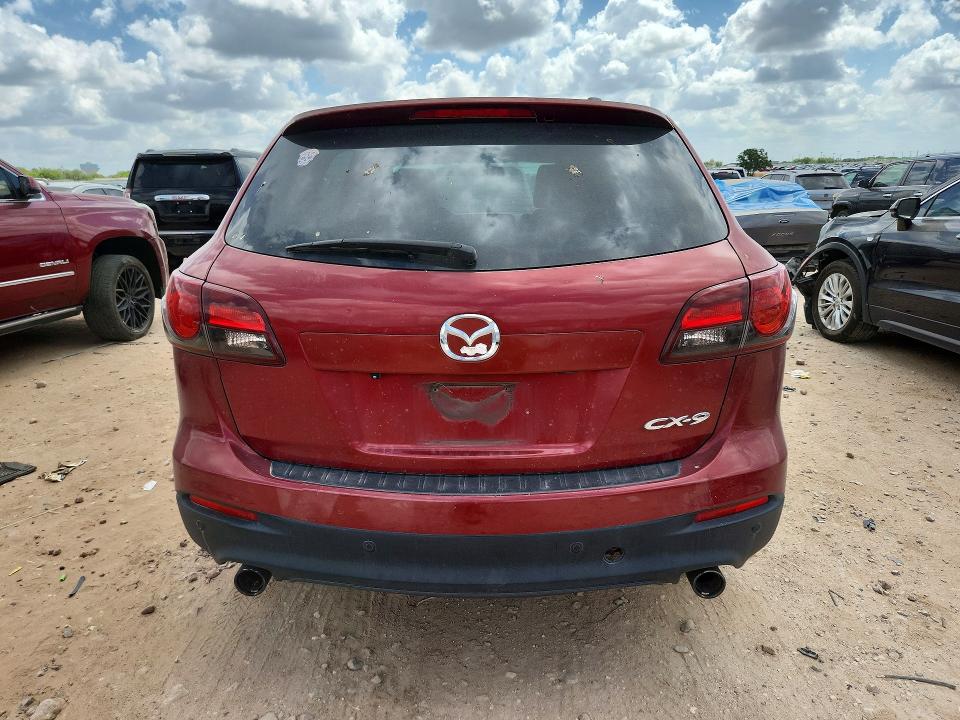 2013 Mazda Cx-9 VIN JM3TB2CA3D0422963 COPART salvage auction — MINOR DENT/SCRATCHES, TX - CERTIFICATE OF TITLE, sold $1,200 on 2026-08-30 (photo 6)