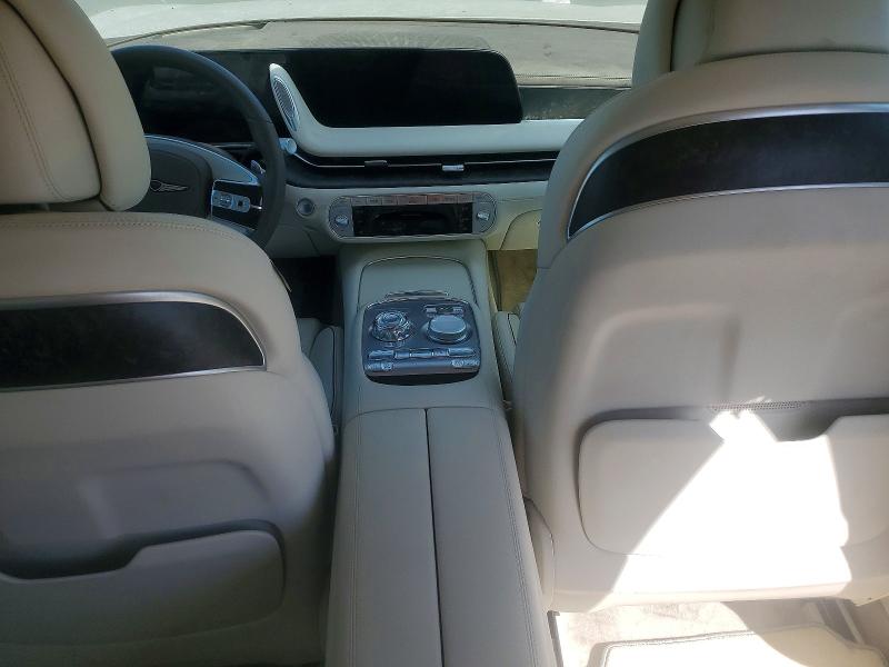 2025 Genesis G90 VIN KMTFC4SD2SU053515 COPART salvage auction — FRONT END, Ca - Lien Papers-Clean Or Ac, sold $15,400 on 2026-08-10 (photo 8)