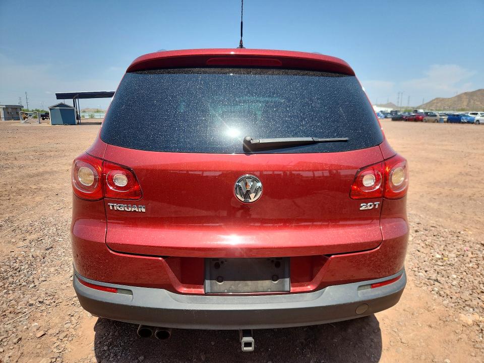 2009 Volkswagen Tiguan VIN WVGAV75N19W526341 COPART salvage auction — MINOR DENT/SCRATCHES, AZ - CERTIFICATE OF TITLE, sold $1,710 on 2026-08-19 (photo 6)