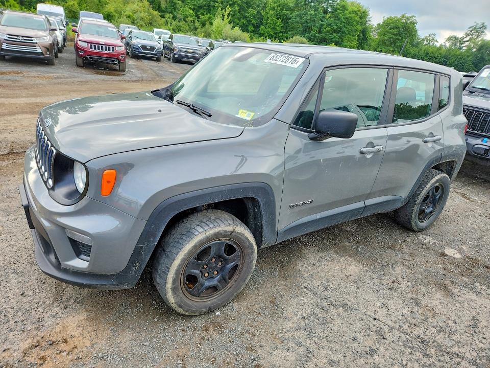 2020 Jeep Renegade VIN ZACNJBAB5LPL13748 COPART salvage auction — SIDE, VT - CERTIFICATE OF TITLE (P), sold $3,350 on 2026-08-24 (photo 1)
