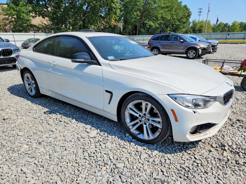 2014 BMW 4er VIN WBA3N5C50EF716238 COPART salvage auction — WATER/FLOOD, Ma - Cert Of Title-Reconstrctd Coll, sold $750 on 2026-08-20 (photo 4)