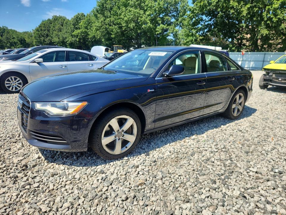 2012 Audi A6 VIN WAUGGAFC5CN094933 COPART salvage auction — MINOR DENT/SCRATCHES, Ma - Certificate Of Title, sold $575 on 2026-08-27 (photo 1)