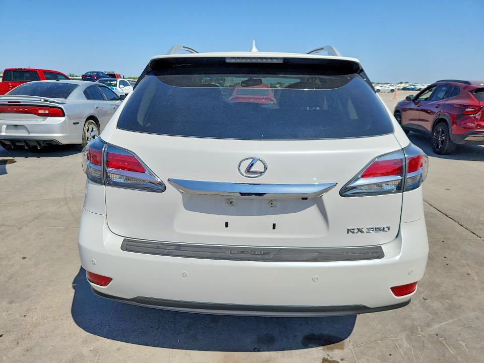 2015 Lexus Rx VIN 2T2ZK1BA2FC206377 COPART salvage auction — FRONT END, Tx - Salvage Vehicle Title, sold $8,900 on 2026-09-08 (photo 6)