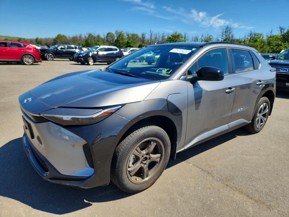 2024 Toyota Bz4x VIN JTMABACA2RA088971 COPART salvage auction — REAR END, Ny - Mv-907A Salvage Certificate, sold $13,200 on 2026-08-21 (photo 1)