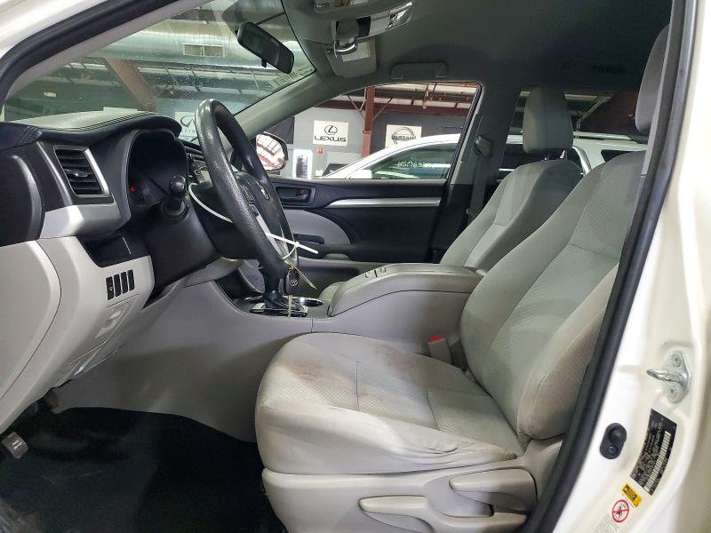 2015 Toyota Highlander VIN 5TDBKRFHXFS211474 COPART salvage auction — MINOR DENT/SCRATCHES, NY - CERTIFICATE OF TITLE (P), sold $7,400 on 2026-08-24 (photo 7)