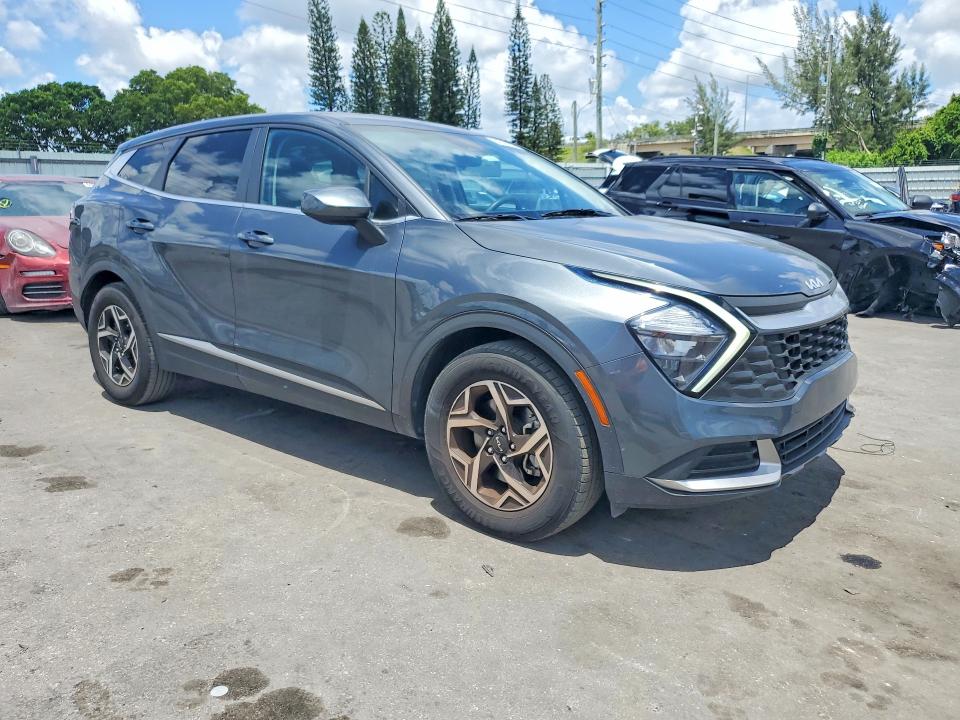 2023 Kia Sportage VIN KNDPU3AF0P7153048 COPART salvage auction — DAMAGE HISTORY, Ga - Certificate Of Title (P), sold $18,495 on 2026-08-22 (photo 4)
