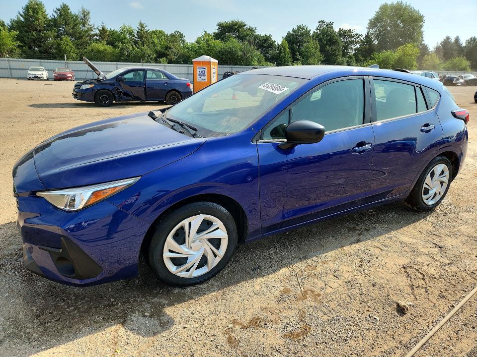 2024 Subaru Impreza VIN JF1GUABC4R8260163 COPART salvage auction — WATER/FLOOD, IL - SALVAGE CERT-FLOOD, sold $8,800 on 2026-09-08 (photo 1)