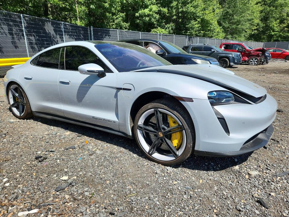 2022 Porsche Taycan VIN WP0AC2Y17NSA54110 COPART salvage auction — FRONT END, Md - Cert Of Salvage > 75% Damage, sold $30,750 on 2026-09-22 (photo 4)