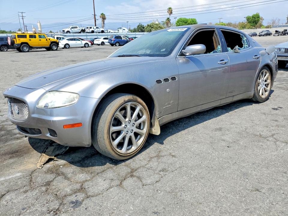 2008 Maserati Quattroporte VIN ZAMFE39A380033378 COPART salvage auction — BURN, Ca - Salvage Certificate, sold $575 on 2026-08-24 (photo 1)