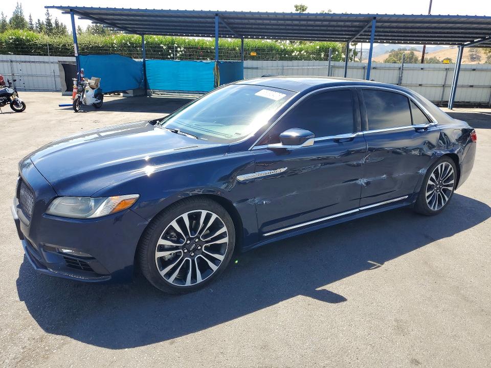 2018 Lincoln Continental VIN 1LN6L9RP7J5614677 COPART salvage auction — SIDE, Ca - Salvage Certificate, sold $3,650 on 2026-09-01 (photo 1)