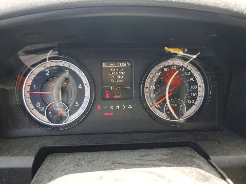 2018 Ram 2500 VIN 3C6UR5CL9JG417034 COPART salvage auction — FRONT END, La - Cert Of Title-Salvage, sold $13,600 on 2026-08-21 (photo 9)