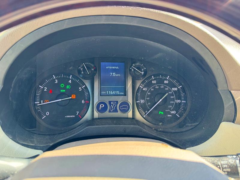 2014 Lexus Gx VIN JTJBM7FX6E5071849 COPART salvage auction — MINOR DENT/SCRATCHES, Mt - Certificate Of Title (P), sold $14,400 on 2026-08-24 (photo 8)