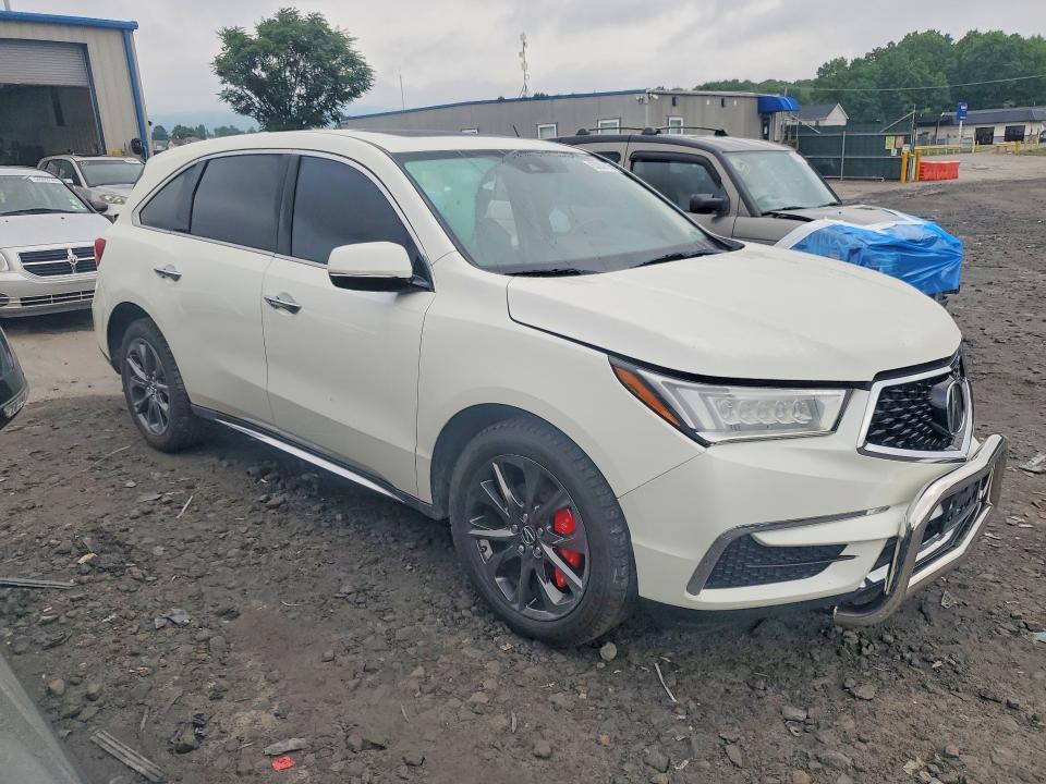 2017 Acura Mdx VIN 5FRYD4H32HB001806 COPART salvage auction — SIDE, Pa - Certificate Of Salvage, sold $8,500 on 2026-09-02 (photo 4)