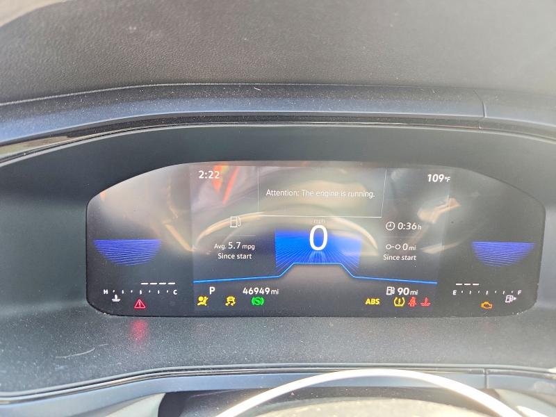 2023 Volkswagen Taos VIN 3VVEX7B21PM381620 COPART salvage auction — FRONT END, Tx - Salvage Vehicle Title, sold $9,600 on 2026-08-24 (photo 9)