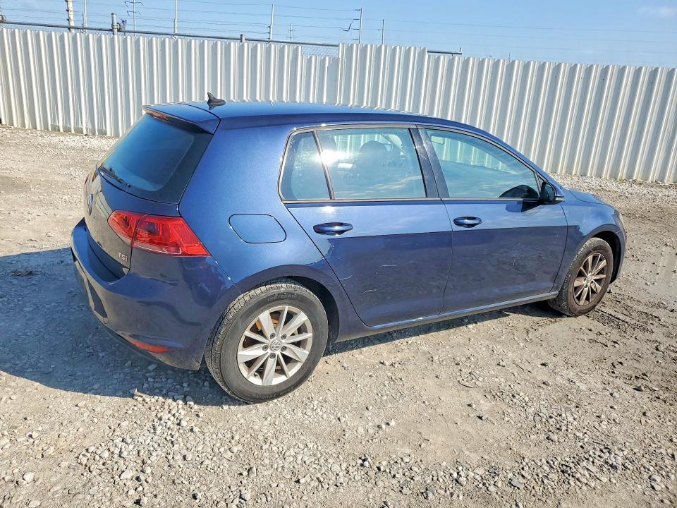 2016 Volkswagen Golf VIN 3VW217AU5GM048498 COPART salvage auction — MECHANICAL, OH - CERTIFICATE OF TITLE, sold $1,250 on 2026-10-07 (photo 3)