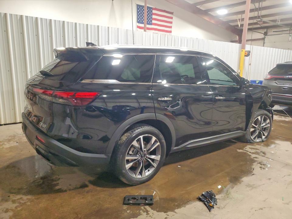 2023 Infiniti Qx60 VIN 5N1DL1FS1PC356520 COPART salvage auction — FRONT END, Pa - Certificate Of Salvage, sold $7,100 on 2026-09-01 (photo 3)