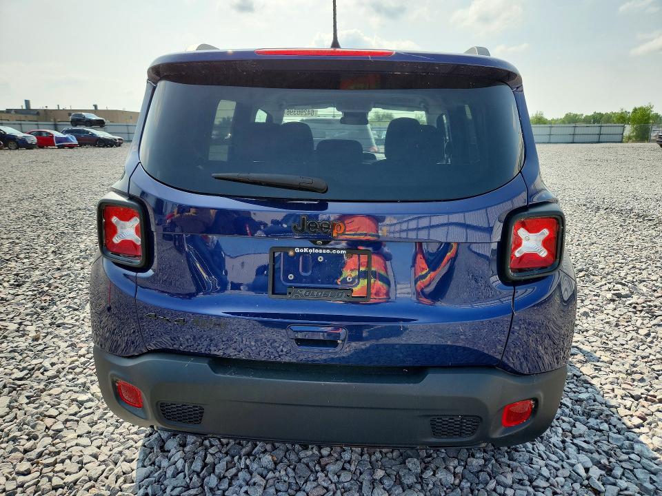 2020 Jeep Renegade VIN ZACNJBBBXLPL72860 COPART salvage auction — SIDE, Salvage Title, sold $7,400 on 2026-08-17 (photo 6)