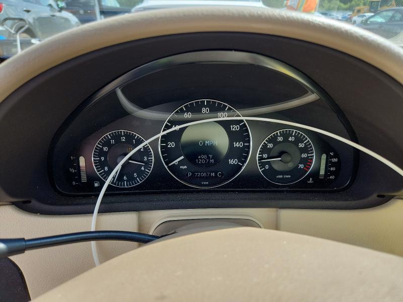 2009 Mercedes-benz Clk-class VIN WDBTK56F59T107474 COPART salvage auction — FRONT END, CT - CERT OF TITLE-SALVAGE, sold $1,150 on 2026-08-11 (photo 9)