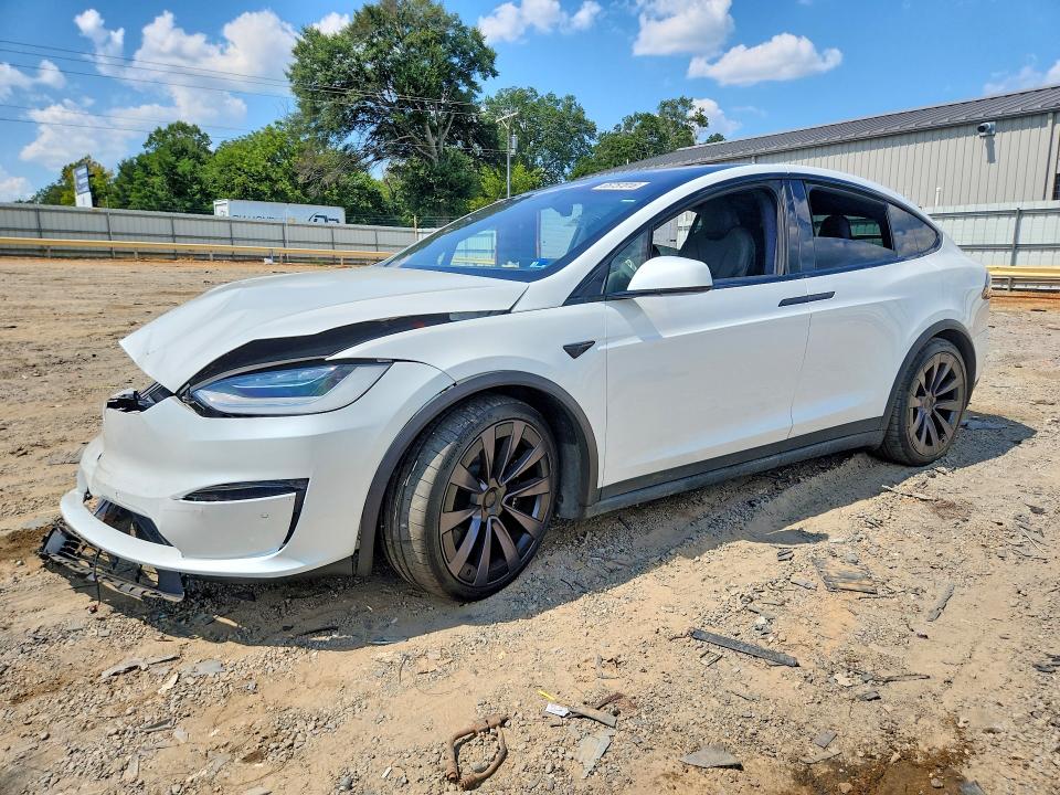 2022 Tesla Model x VIN 7SAXCBE67NF332236 — COPART salvage auction photo
