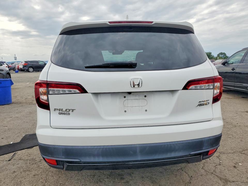 2022 Honda Pilot VIN 5FNYF6H38NB087271 COPART salvage auction — FRONT END, PA - CERTIFICATE OF SALVAGE, sold $6,600 on 2026-10-15 (photo 6)