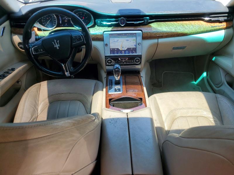 2014 Maserati Quattroporte VIN ZAM56PPA0E1086306 COPART salvage auction — FRONT END, Fl - Cert Of Title Slvg Rebuildable, sold $4,600 on 2026-08-17 (photo 8)