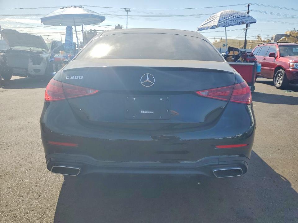 2023 Mercedes-benz C-klasse VIN W1KAF4GB7PR137904 COPART salvage auction — MINOR DENT/SCRATCHES, Salvage Title, sold $3,850 on 2026-09-09 (photo 6)